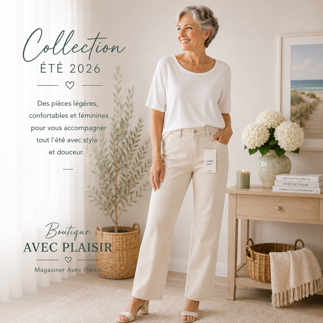 Pantalon CARRELLI style PR-22-Bleached Sand