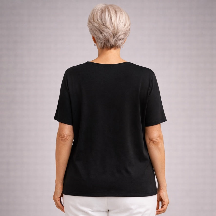 T-shirt à imprimé floral – Moffi style C662