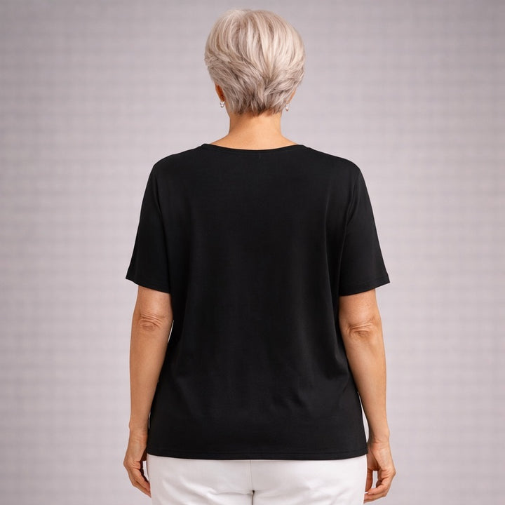 T-shirt à imprimé floral – Moffi style C662