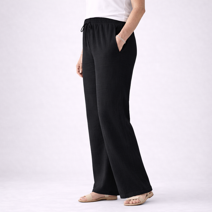 Pantalon en coton CHERISHH style C6414