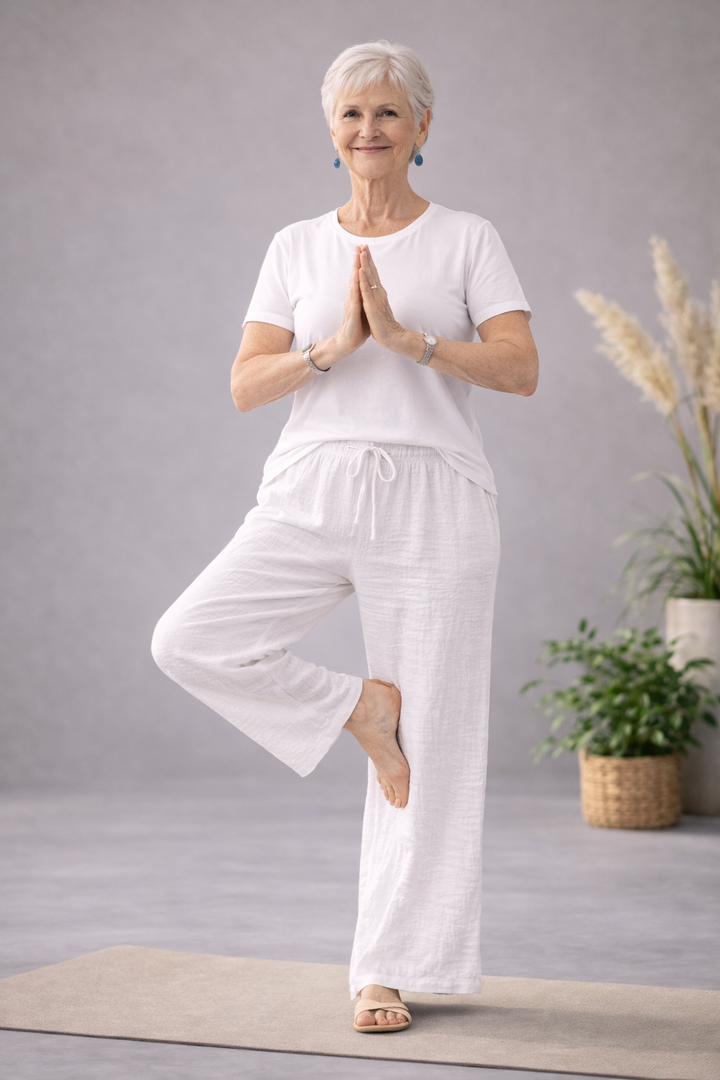 Pantalon en coton CHERISHH style C6414