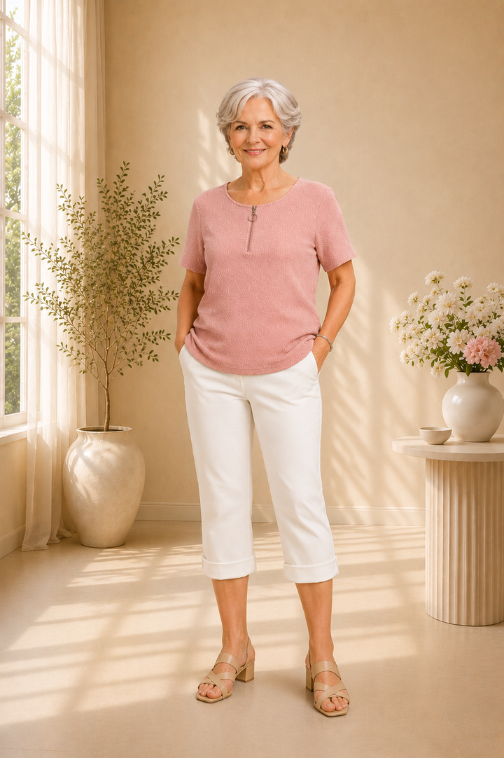 Capri en jeans Carelli – PC-001 coupe ajustée et confortable