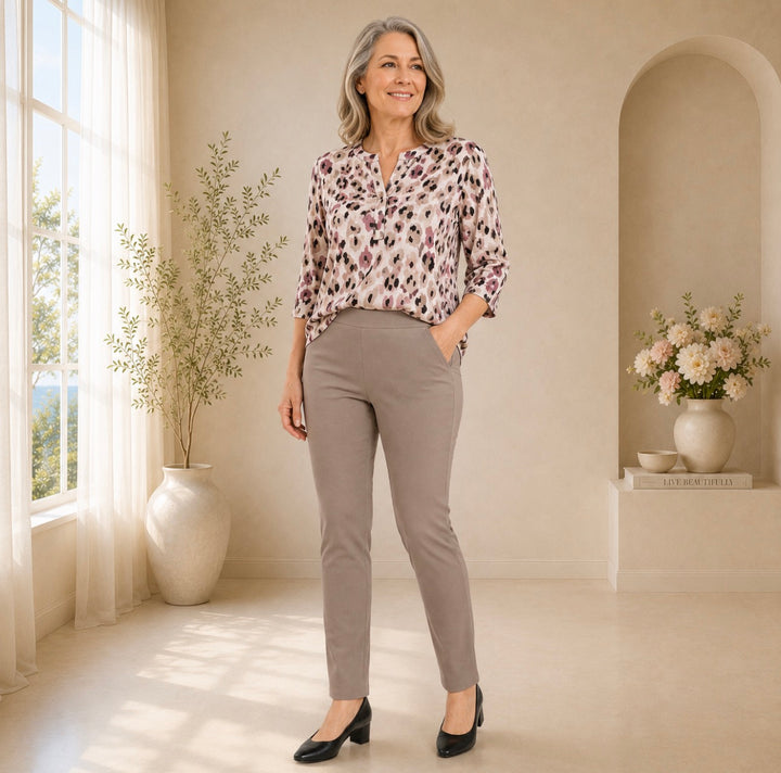 Pantalon Bali coupe régulière – Élégance allongée - style 6903