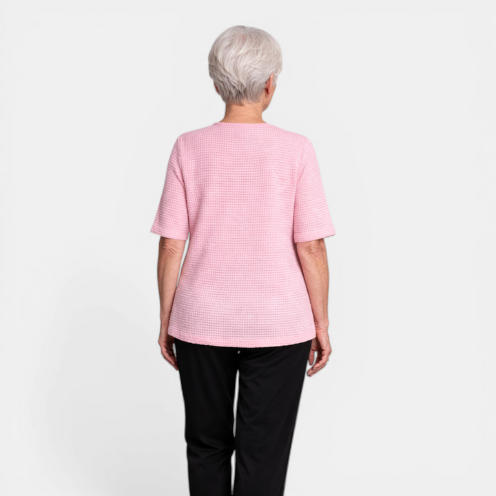 Cardigan ISCA style 7053-5151 - ROSE