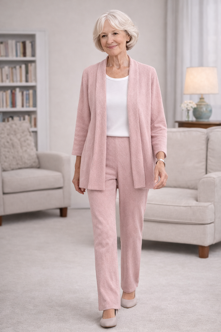 Cardigan ISCA style 3134-5088 - ROSE