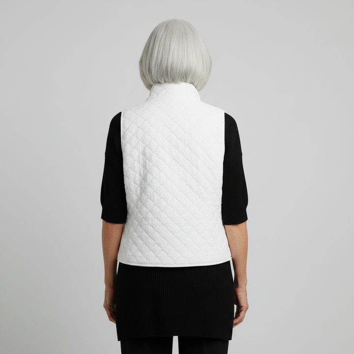 Éclat et Élégance : Veste Matelassée Scintillante